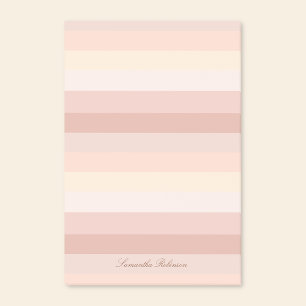 Post-it® Plan Neutre Boho Beige Stripes Avec Lignes