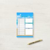 POST-IT® PLAN QUOTIDIEN (Sur un bureau)
