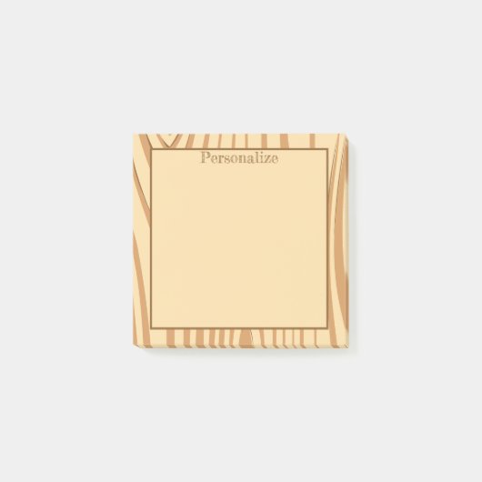 Post-it® Planche de tôle en bois de cèdre rustique (Devant)