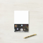 Post-it® Planets du système solaire (Sur un bureau)