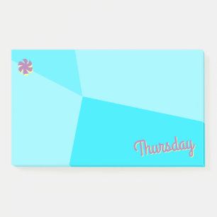 Post-it® Planificateur de blocs de couleurs rétrospectif