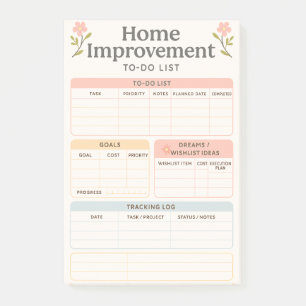 Post-it® Planificateur de liste des tâches d'amélioration à