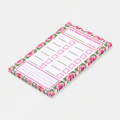 Post-it® Planificateur de Noël Rose Rouge Vert Organisateur (Incliné)