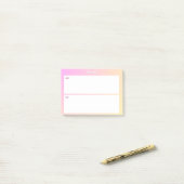Post-it® Planificateur de notes adhésives AM PM – Concentra (Sur un bureau)