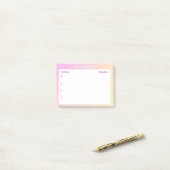 Post-it® Planificateur de notes adhésives – Disposition des (Sur un bureau)