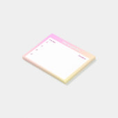 Post-it® Planificateur de notes adhésives – Disposition des (Incliné)
