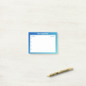 Post-it® Planificateur de notes autocollantes – Disposition (Sur un bureau)