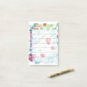 Post-it® Planificateur de repas hebdomadaire (Sur un bureau)