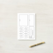 Post-it® Planificateur d'ongles (Sur un bureau)