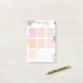 Post-it® Planificateur et organisateur hebdomadaire (Sur un bureau)