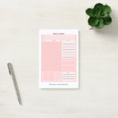 Post-it® Planificateur hebdomadaire (Bureau)