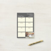 Post-it® Planificateur hebdomadaire Autumn Buttermere Villa (Sur un bureau)