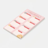 Post-it® Planificateur hebdomadaire avec chats (Incliné)