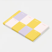 Post-it® Planificateur hebdomadaire de l'école Cute (Incliné)