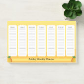 Post-it® Planificateur hebdomadaire de style ananas (Bureau)