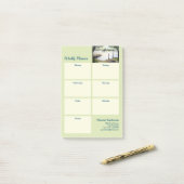 Post-it® Planificateur hebdomadaire Derwentwater Lake Distr (Sur un bureau)