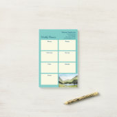 Post-it® Planificateur hebdomadaire Lac Buttermere Cumbria  (Sur un bureau)
