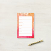 Post-it® Planificateur hebdomadaire Simply Chic | Couche d' (Sur un bureau)