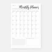 Post-it® Planificateur mensuel (Devant)
