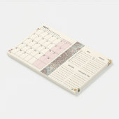 Post-it® Planificateur mensuel Boho Mandala (Incliné)