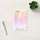 Post-it® Planificateur personnalisé libellule dégradé paste (Bureau)