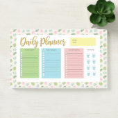 Post-it® Planificateur quotidien floral (Bureau)