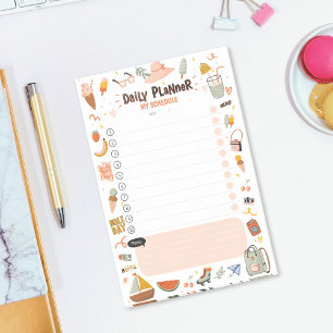 Post-it® Planificateur quotidien illustré de l'été mignon