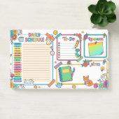 Post-it® Planificateur quotidien joyeux (Bureau)