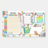 Post-it® Planificateur quotidien joyeux (Devant)