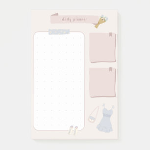 Post-it® Planificateur quotidien minimaliste pastel