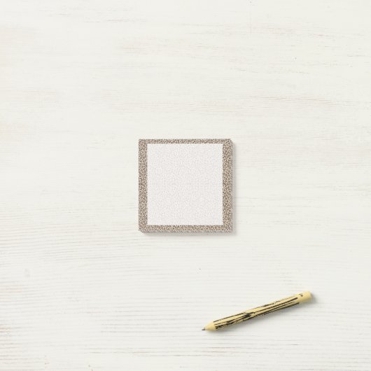 Post-it® Planifiez avec moi | Élégant 3"x3" Écran Cheetah I (Sur un bureau)