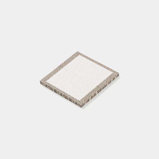 Post-it® Planifiez avec moi | Élégant 3"x3" Écran Cheetah I (Incliné)