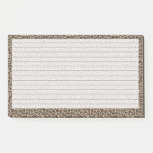 Post-it® Planifiez avec moi | Élégant Empreinte de léopard  (Devant)