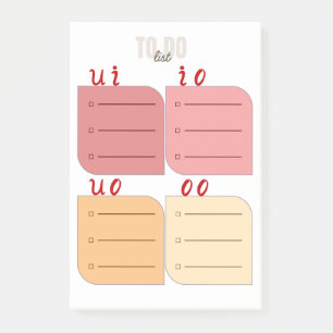 Post-it Planner: Beheers je dag met de 4Quadrant Post-it® Notes