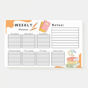 POST-IT® PLANNER HEBDOMADAIRE