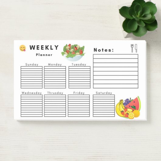 POST-IT® PLANNER HEBDOMADAIRE (Bureau)