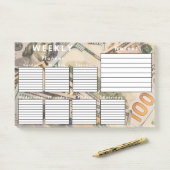 POST-IT® PLANNER HEBDOMADAIRE (Sur un bureau)