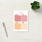 Post-it Planner:Master Your Day with the 4Quadrant (Bureau)