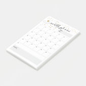 Post-it® Planneur mensuel Scatter Gold (Incliné)