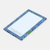 Post-it® Plans Bleus Floraux Que J'ai Pour Vous Écriture (Incliné)