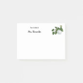 Post-it® Plante D'Aquarelle Design Du Bureau De Sticky (Devant)