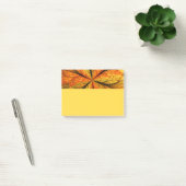 Post-it® Plante d'automne, art abstrait moderne de feuille (Bureau)