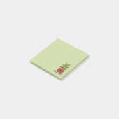 Post-it® Plante de bambou chanceux avec un message (Incliné)