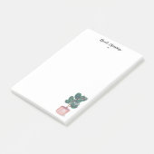 Post-it® Plante de prière de Calathea PERSONNALISER Bloc-no (Incliné)