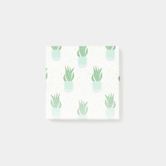Post-it® Plante de serpent Sansevieria Pot Imprimer (Devant)