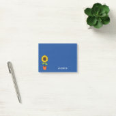 Post-it® Plante de tournesol dans un pot Personnaliser (Bureau)