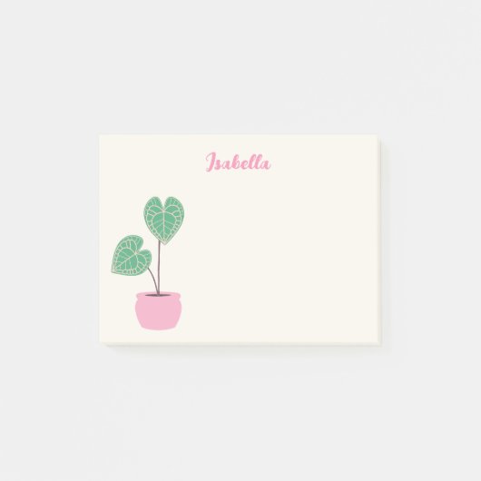 Post-it® Plante en pot feuillue (Devant)