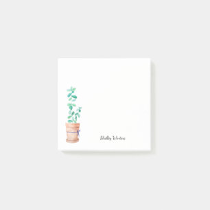 Post-it® Plante pointillée avec nom