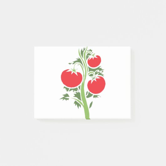 Post-it® Plante Tomate Énorme Fruits Légumes Rouge (Devant)