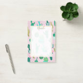 Post-it® Plantes de cactus cactées sud-ouest rustique rose (Bureau)